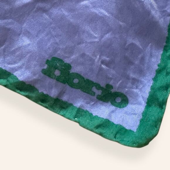 Vintage Neiman Marcus silk FIORIO square scarf made in Italy - Picture 4 of 6